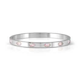 Nomination Pretty Bangles Silver Pink Oval karperec