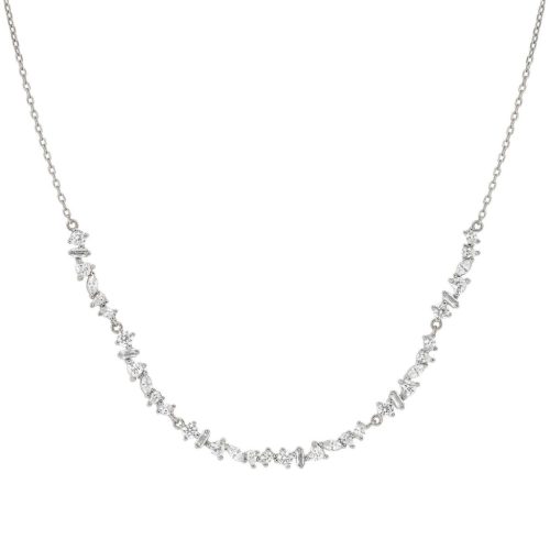 Nomination ezüst nyaklánc cirkónia kövekkel