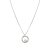 Nomination ezüst nyaklánc modern kör medállal