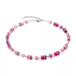 Coeur De Lion GeoCube Ikonikus Viva Magenta nyaklánc