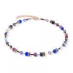 GeoCUBE Iconic nyaklánc Blue Moon rose gold