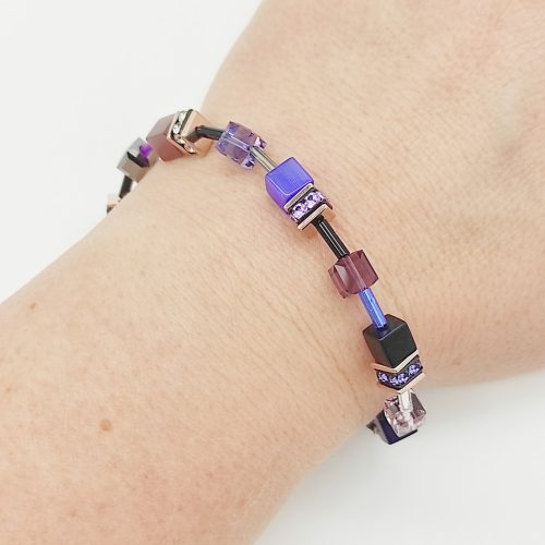 GeoCUBE Ikonikus karkötő Blue Moon-rose gold