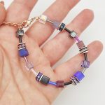 GeoCUBE Ikonikus karkötő Blue Moon-rose gold