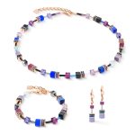 GeoCUBE Ikonikus karkötő Blue Moon-rose gold