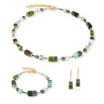 GeoCUBE Precious Motion karkötő Forest Light gold