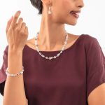 GeoCUBE Iconic Nature ezüst-fehér fülbevaló