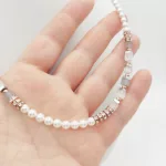 Precious Fusion Offset nyaklánc rózsa arany - jég rózsaszín