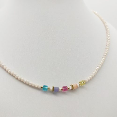 Joyful Colours Update arany-multicolor nyaklánc