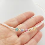 Joyful Colours Update arany-multicolor nyaklánc