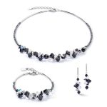 GeoCUBE táncoló kristályok fülbevaló