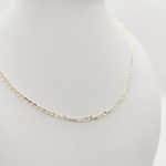 Sárga arany anker nyaklánc - 45 cm