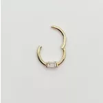 Sárga arany három pöttyös migrén piercing