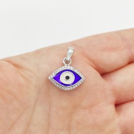 Ezüst Fatima szeme medál