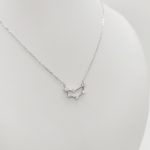 Ezüst nyaklánc csillagkép medállal - Bak