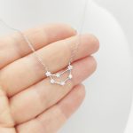 Ezüst nyaklánc csillagkép medállal - Bak