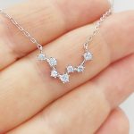 Ezüst nyaklánc csillagkép medállal - Halak