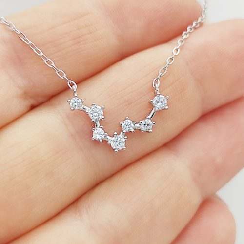 Ezüst nyaklánc csillagkép medállal - Halak