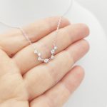 Ezüst nyaklánc csillagkép medállal - Vízöntő