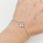 Ezüst karlánc életfa medállal