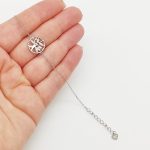 Ezüst karlánc életfa medállal