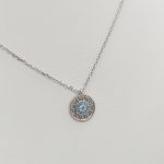 Ezüst nyaklánc görögmintás medállal