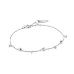 Ania Haie Silver Modern Drop Balls karlánc