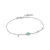 Ania Haie Silver Turquoise Discs Karlánc