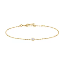 Ania Haie Gold Sparkle Bezel Karkötő