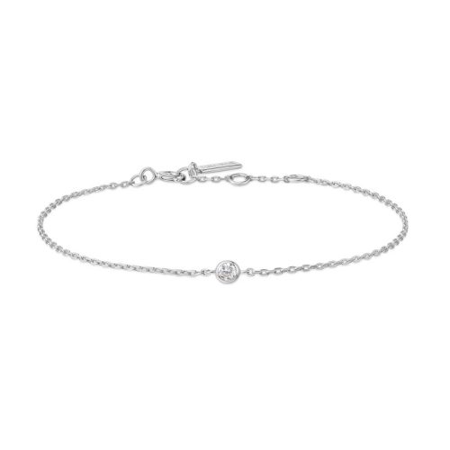 Ania Haie Silver Sparkle Bezel karkötő