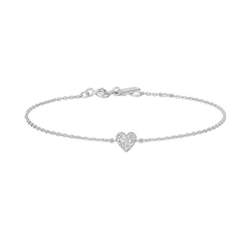 Ania Haie SILVER SWEETHEART PAVE karkötő