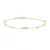 Ania Haie Gold Sparkling Bezel Cubic Zirconia Karkötő