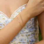 Ania Haie Gold Sparkling Bezel Cubic Zirconia Karkötő