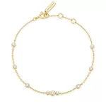 Ania Haie Gold Sparkling Bezel Cubic Zirconia Karkötő