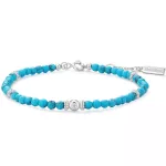 Ania Haie Silver Lab Created Turquoise Karlánc