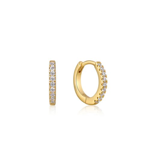 Ania Haie GOLD SPARKLE HUGGIE HOOP fülbevaló
