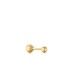 Ania Haie GOLD MINI SPHERE BARBELL SINGLE fülpiercing
