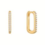 Ania Haie GOLD GLAM OVAL HOOP fülbevaló