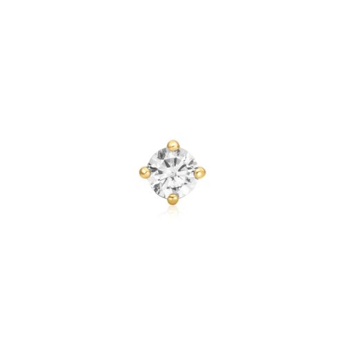 Aniai Haie Gold Sparkle Round fülpiercing