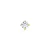 Ania Haie Gold Sparkle Round fülpiercing