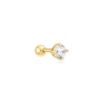 Aniai Haie Gold Sparkle Round fülpiercing