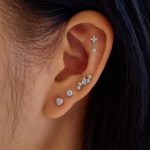 Aniai Haie Silver Constellation fülpiercing