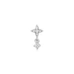 Aniai Haie Silver Star Dangle fülpiercing