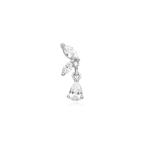 Ania Haie Silver Marquise Dangle fülpiercing