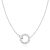 Ania Haie Silver Interlinked Circles Pave Nyaklánc