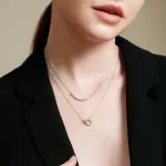 Ania Haie Silver Arc Pave Nyaklánc