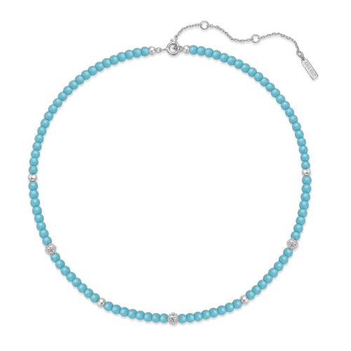 Ania Haie SILVER LAB CREATED TURQUOISE nyaklánc