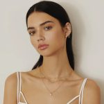 Ania Haie Gold Shell Pearl Drop Pendant nyaklánc