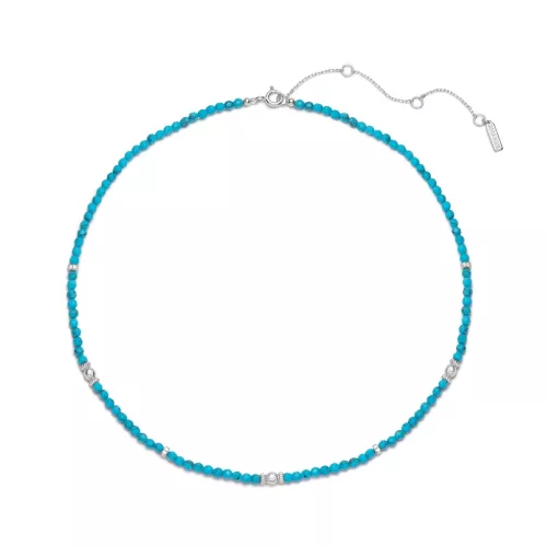 Ania Haie Silver Lab Created Turquoise Nyaklánc