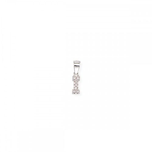 Amen ezüst I betű medál