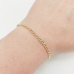 Sárga arany pálcás pancer karlánc